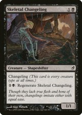 4x SKELETAL CHANGELING x4 - Nearmint - LRW Lorwyn - MTG - FREE SHIPPING