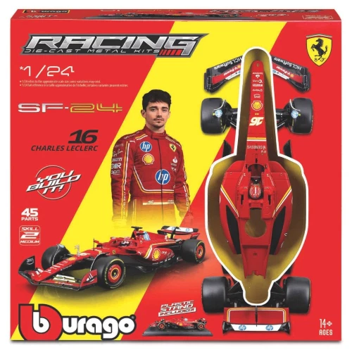 BURAGO 18-26856-KIT Ferrari - F1 SF-24 Équipe Scuderia N 16 Season 2024 Ch