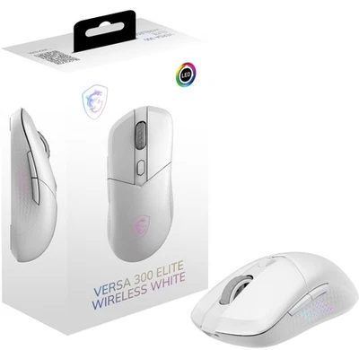 Versa 300 Elite Wireless White Gaming Mouse - 26000 DPI Optical Sensor, 1000 ... - Image 1 of 4