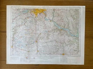 Vintage USGS Saint Paul Minnesota Wisconsin 1953 1954 Topographic Map 1:250000 - Picture 1 of 1