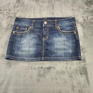 Y2K AE Micro Mini Denim Gr. 12 ASO Vampire Diaries Elena Gilbert Alternative - Bild 1 von 8