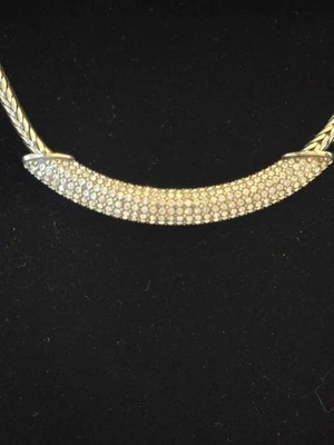 Collar Brighton MERIDIAN BLAZE Tono Plata con Colgante Cristal Retirado Foto 1 de 4