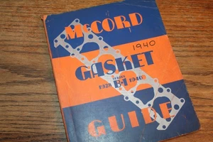 1940 McCord Gasket Guide, 1928-1940 models, 278 pg, Packard, Duesenberg, etc. - Picture 1 of 5