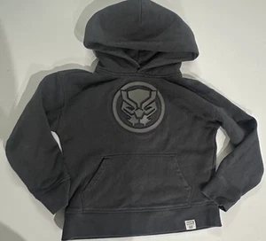 Marvel Black Panther Graphic Pullover Hoodie Sweatshirt GAP Kids Size 6/7 Small - Picture 1 of 5
