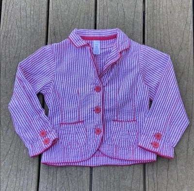 Chaqueta Blazer Carter’s Rayas Rojo y Blanco Niños Talla 4T Foto 1 de 4