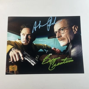 Bryan Cranston/Aaron Paul Autographed 8x10 Photograph Breaking Bad COA Hologram - Picture 1 of 7