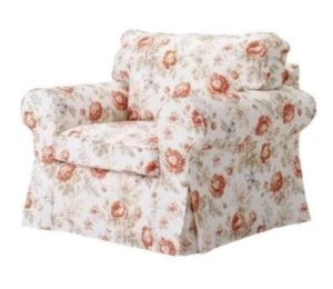 NEW Ikea Ektorp Cover for armchair,Byvik Floral, 401.054.39, Without Box - Picture 1 of 12