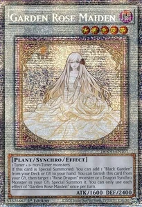 YUGIOH DOOD-EN101 Garden Rose Maiden Starlight Rare 1st Edition NM - Picture 1 of 1