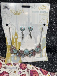 Cinderella Costume Jewelry Set - New Necklace And Earrings - Picture 1 of 11