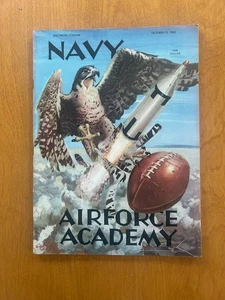 Vintage October 15, 1960 Navy vs Air Force Academy Football Program - Picture 1 of 5