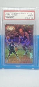 PSA 9 STEVE FRANCIS 1999 Topps Gold Label Class 1 # 87 Vintage Graded Basketball - Picture 1 of 6