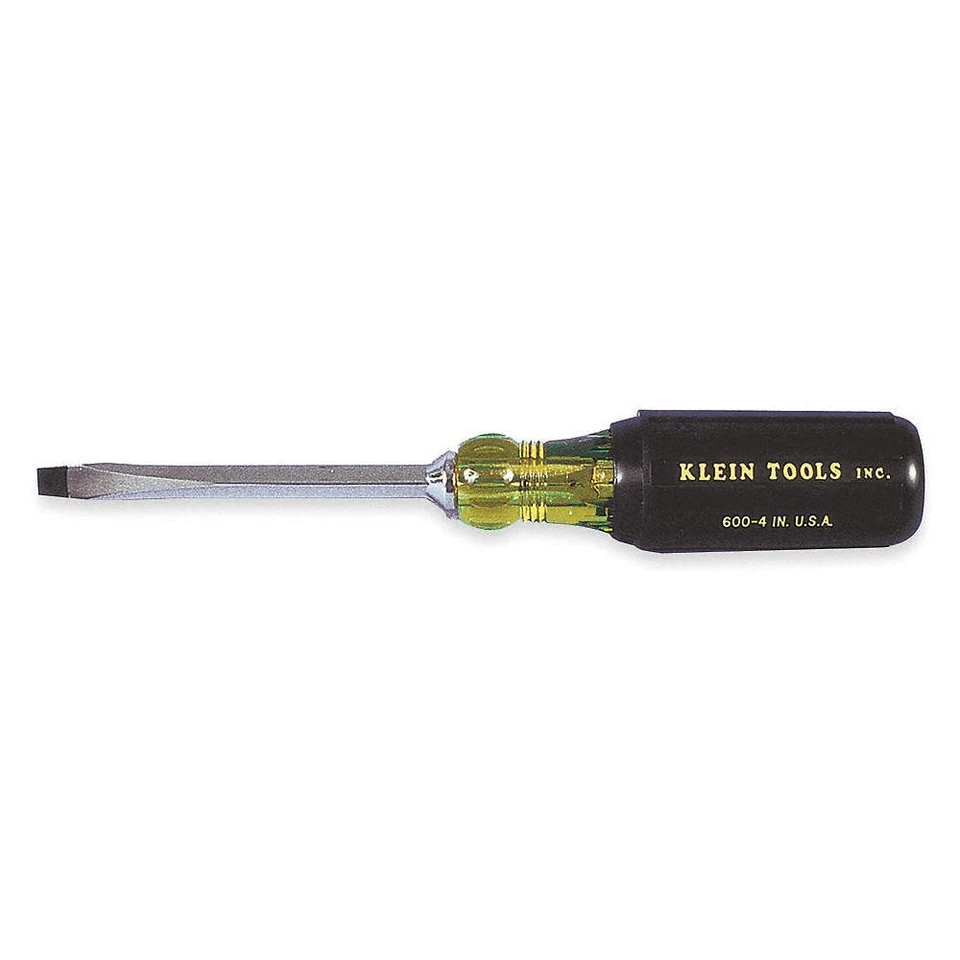 KLEIN TOOLS 600-6 Slotted Screwdriver, 5/16 in PK 6 - Image 1 of 1