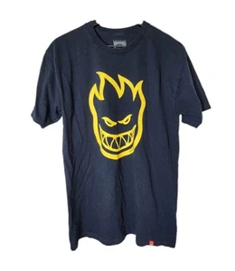 Camiseta Spitfire Skateboard Wheels Amarillo Cabeza de Llama Logo Talla Grande - Imagen 1 de 6