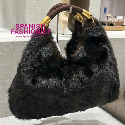 MAXI BOLSO MUJER ZARA NUEVO CON ETIQUETAS FW25 MARRÓN PIEL SINTÉTICA 6046/610/700 Foto 1 de 3