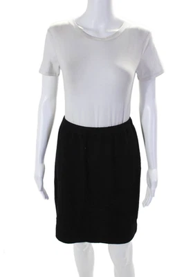 Minifalda ajustada negra para mujer St. John Collection By Marie gris talla 8 Foto 1 de 4