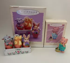 2 Ostern / Frühling Punzen Ornamente - Pork 'n Beans & Blumentopf Freunde - Bild 1 von 15