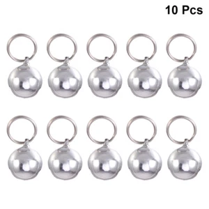 10Pcs Silver for Pet Collar Small Bells for Dog and Cat - Picture 1 of 12