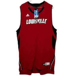 ¡NUEVO CON ETIQUETAS! Camiseta deportiva de baloncesto roja Adidas de los Louisville Cardinals - XL para hombre - Imagen 1 de 6
