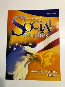 Harcourt Social Studies: Arizona Connections Grade 5 Paperback 0153562560 2007 - Picture 1 of 3