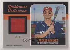 2019 Topps Heritage Minor League Edition Black /50 Andres Gimenez #CCR-AG
