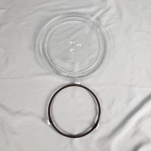 Glass Microwave Replacement Plate 9.5 In Diameter With Turntable Pre-Owned - Picture 1 of 4