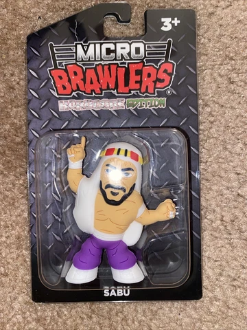 ECW Sabu Micro Brawlers Pro Wrestling Crate Exclusive Figure, NJPW, AEW Cover