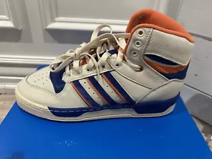 Adidas Attitude Hi NY New York Knicks White Orange Blue ID2205 Men’s 9 - Picture 1 of 8