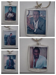 Idris Elba, Photo Keyring / bag tag, clear plastic, - Picture 1 of 6