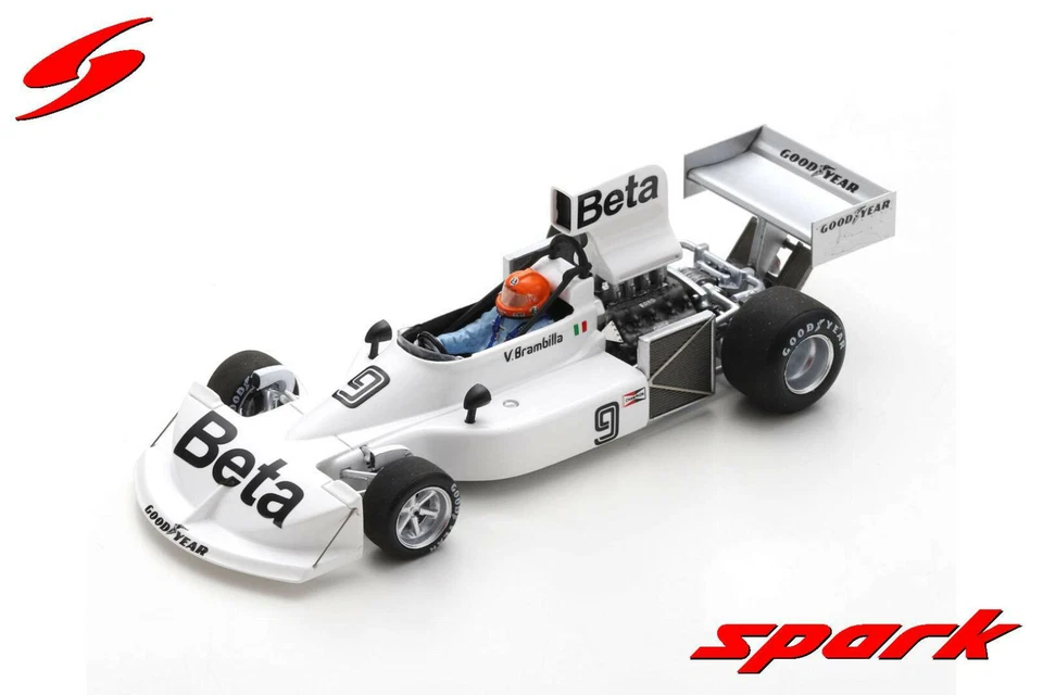 Spark 1/43 March 761 #9 2nd International Trophy 1976 Vittorio Brambilla S7268 - Immagine 1 di 1