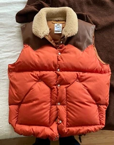 Rocky Mountain Featherbed Co. Christy Vest, RARE Brick Brown Le - Picture 1 of 24