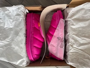 UGG NIÑOS TASMAN ZAPATILLAS PUFF EXTERIOR, ROSA ROCA, NUEVAS CON ETIQUETAS - Imagen 1 de 8