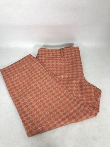Club Monaco Damen Cropped Hose 12 Struktur Capri Geometrisch Blumenmuster - Bild 1 von 9