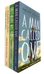 Fredrik Backman Collection 3 Books Bundle Set A Man Called Ove, My Grandmother   - Picture 1 of 6