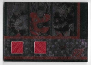 10/11 ZENITH MOZAICS MATERIALS SINGLE/DUAL JERSEY Hockey (#1-20) U-Pick List