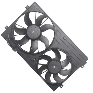 For 2005 2006 2007 2008-2013 Volkswagen Jetta Passat Golf Radiator Cooling Fan - Picture 1 of 11