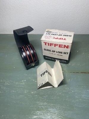 Tiffen Close Up Lens Set +1, +2, +4 49mm w/ Case - Image 1 of 4