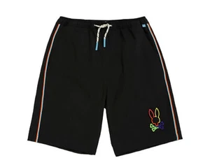Psycho Bunny Kids' Leo Hydrochromic Black Swim Trunks B0W336S1PO-BLK - Picture 1 of 1