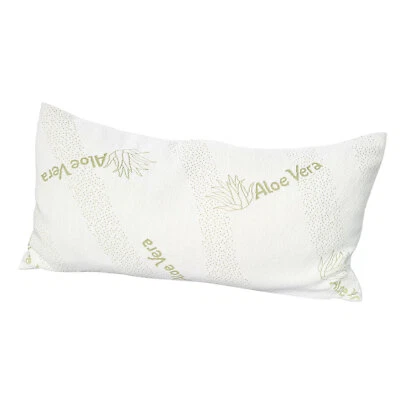 Neck Support Pillow 40x80cm with Aloe Vera Removable Cover Memory Foam Board - Image 1 of 4