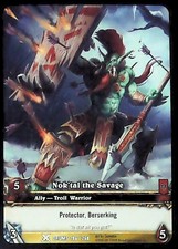 World of Warcraft TCG Nok'tal the Savage (Extended Art) - Drums of War 186/268