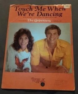 Partitura Touch Me When We're Dancing The Carpenters Welk 1981 Cherry Lane - Imagen 1 de 3