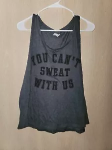 Pink By Victoria's Secret You Cant Sweat With Us Active Muscle Tank Size Medium - Picture 1 of 6