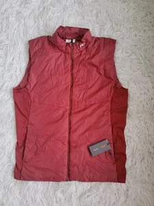 Kjus NEW Radiation Vest Red Full Zip Insulated Light Puff Logo Men's Size 52 L - Picture 1 of 4