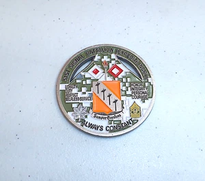 US Army 51st Signal Battalion Operation Iraqi Freedom OIF 08-09 Challenge Coin - Picture 1 of 2