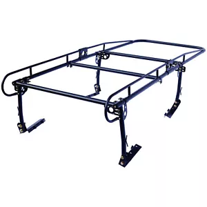 1000 LBS Adjustable Truck Contractors Rack Ladder Pickup Kayak Lumber Rack - Picture 1 of 14