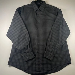 ARROW Men's Dress Shirt Size Large 16 - 16 1/2 Button Down Long Sleeve STRIPED - Picture 1 of 5