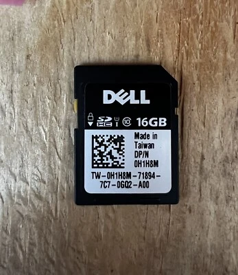 Dell 16GB IDRAC VFlash SD Card H1H8M - Image 1 of 2