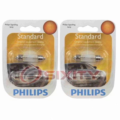 2 pc Philips License Plate Light Bulbs for Lamborghini Countach Diablo Jalpa ls - Image 1 of 4