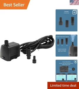 Umweltfreundliche 119 GPH Wasserpumpe für Brunnen und Teiche, 2,5 Zoll schwarz - Bild 1 von 11