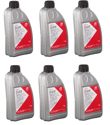 Líquido de transmisión automática Febi 6 litros ATF para Audi Volvo Land Rover VW Foto 1 de 2