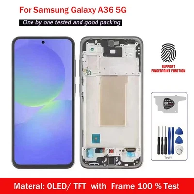 TFT/OLED Display für Samsung Galaxy A36 5G LCD Bildschirm Touch Digitizer Ersatz - Bild 1 von 4